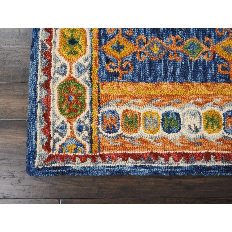 Nourison Vivid Navy Indoor Area Rug VIV09 8'X10'6"