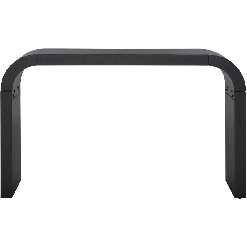 Liasonya Curved Console Table - Black - Safavieh