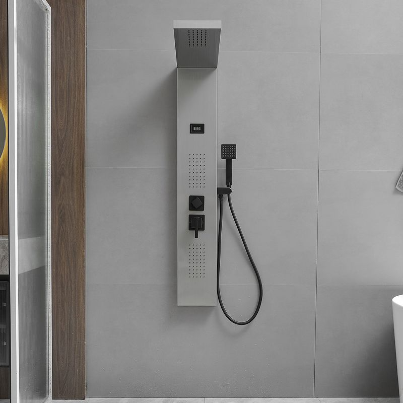 2-Jet Shower Panel System With Hand Shower