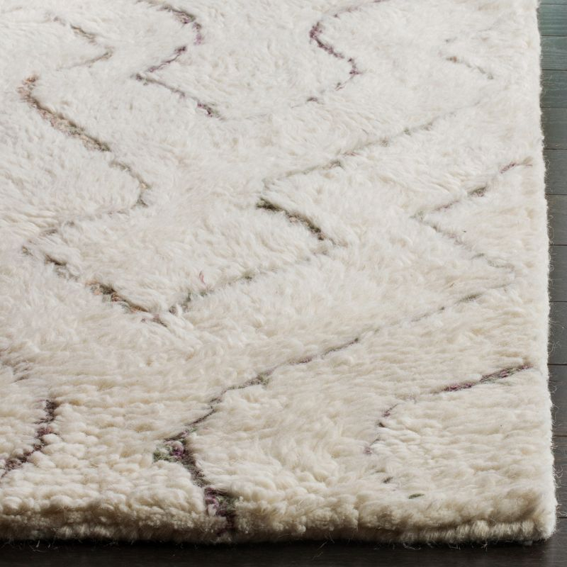 Casablanca CSB211 Hand Tufted Indoor Area Rug - Ivory/Multi - 5'x8' - Safavieh