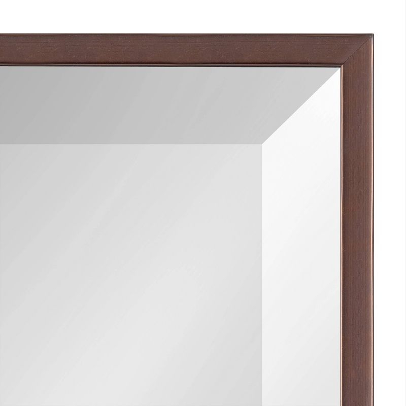 Kate & Laurel All Things Decor 18.7" x 24.7" Rhodes Rectangle Wall Mirror Bronze : Modern Beveled, No Assembly Required