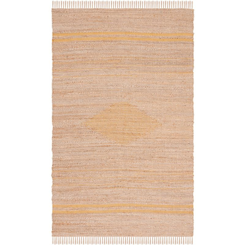 Natural Fiber NF121 Hand Woven Area Rug - Gold/Natural - 8'9"x11'9" - Safavieh.