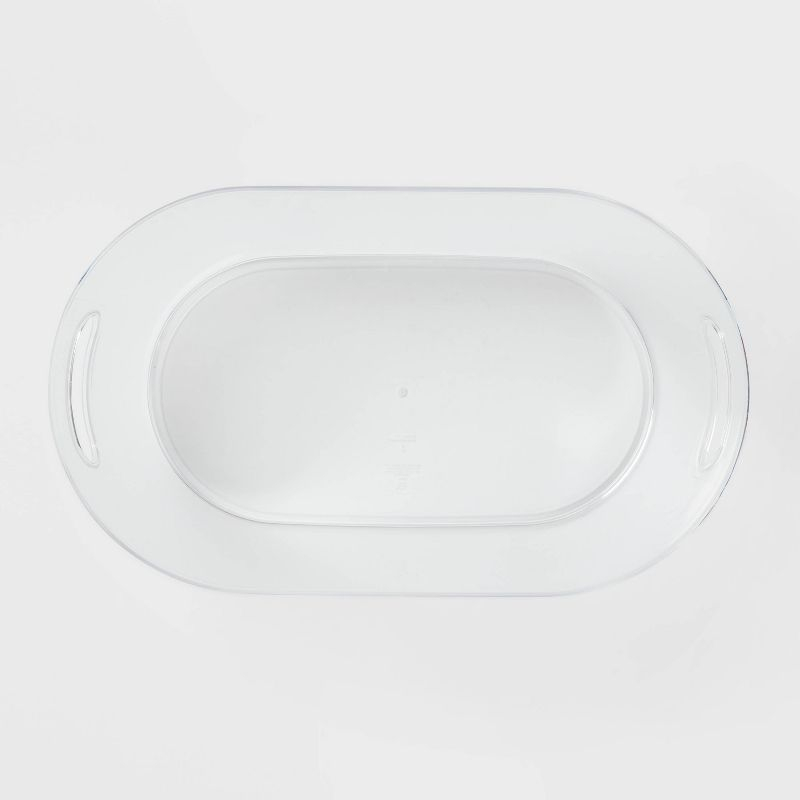 4gal Plastic Beverage Tub - Room Essentials™: Clear Drink Bucket, Ice Bucket, Dishwasher-Safe