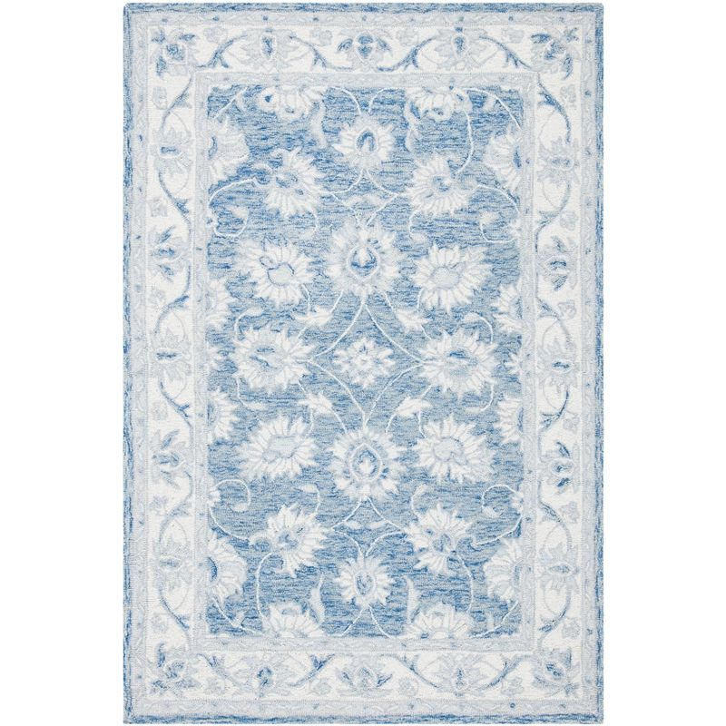Micro-Loop MLP536 Hand Tufted Indoor Accent Rug - Blue/Ivory - 2'x3' - Safavieh