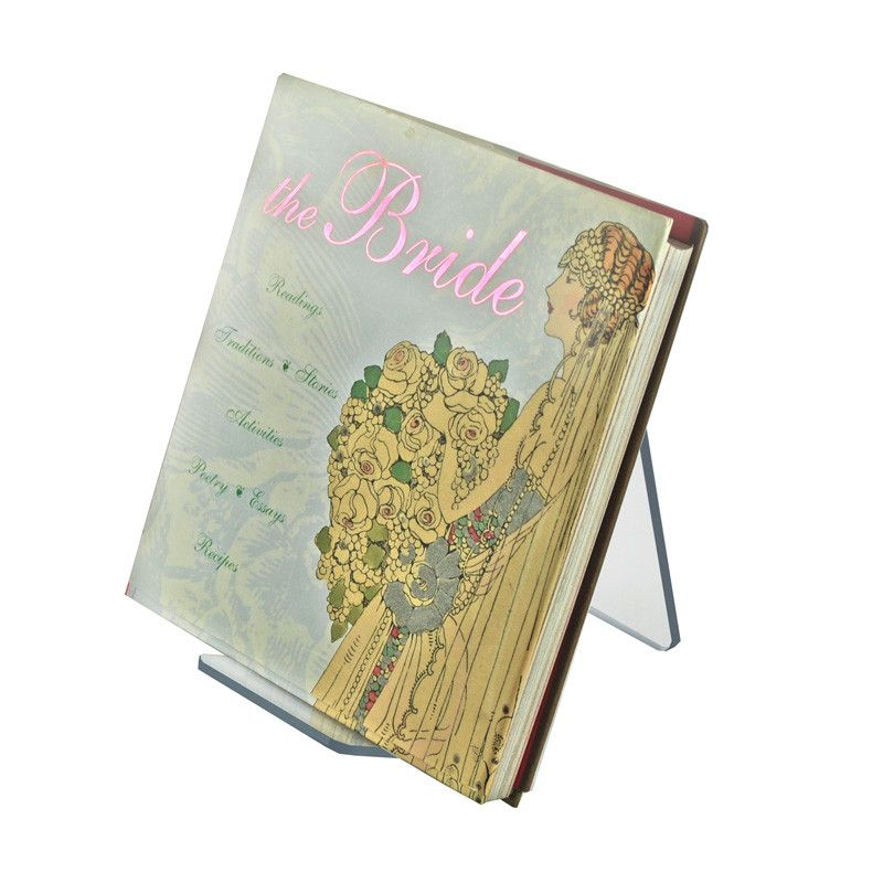 Azar Displays 4"W x 8"D x 8.75"H Easel Display. Front Lip: 1.75"H, 10-Pack