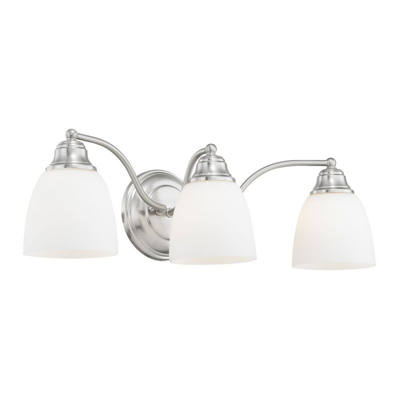 Livex Lighting Somerville 3 - Light Vanity in  Brushed Nickel
