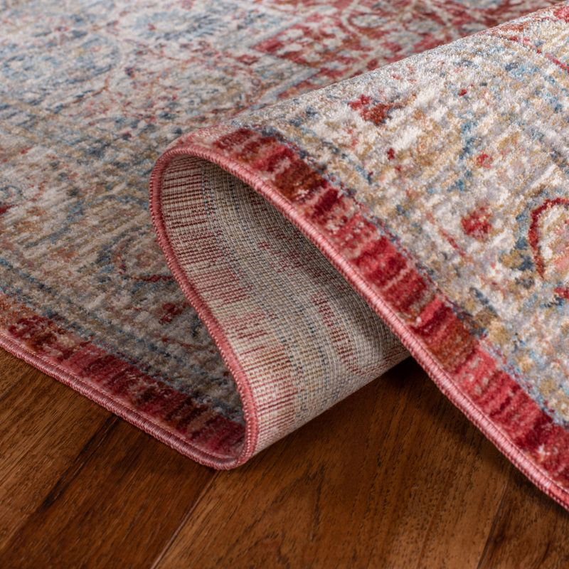 Kenitra KRA672 Power Loomed Area Rug - Red/Blue - 8'x10' - Safavieh.
