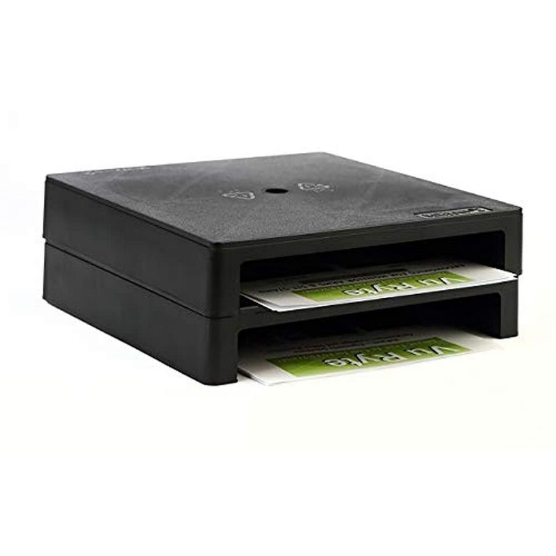 Vu Ryte (VUR 4855) Stackable 2" Computer Monitor Stand, Black - Set of 2
