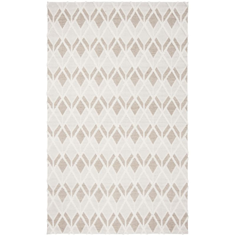 Marbella MRB602 Handmade Indoor Area Rug - Beige/Ivory - 5'x8' - Safavieh