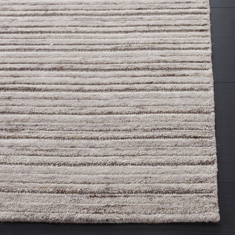 Elements ELM701 Hand Woven Area Rug - Beige - 6'x6' - Safavieh.