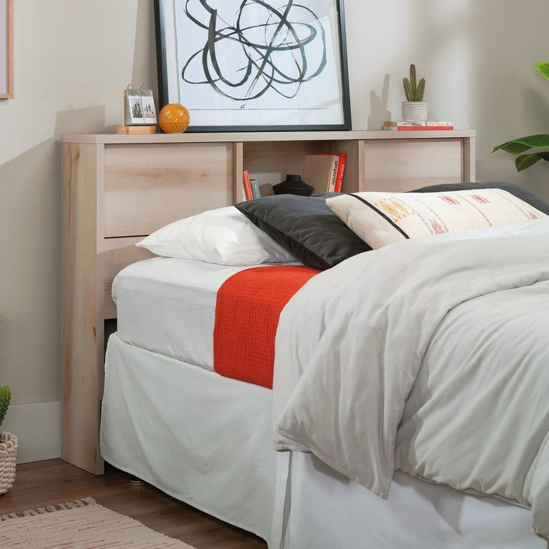 Sauder Full/Queen Harvey Park Headboard Grand Walnut: MDF Bookcase Design, Storage, CARB Certified