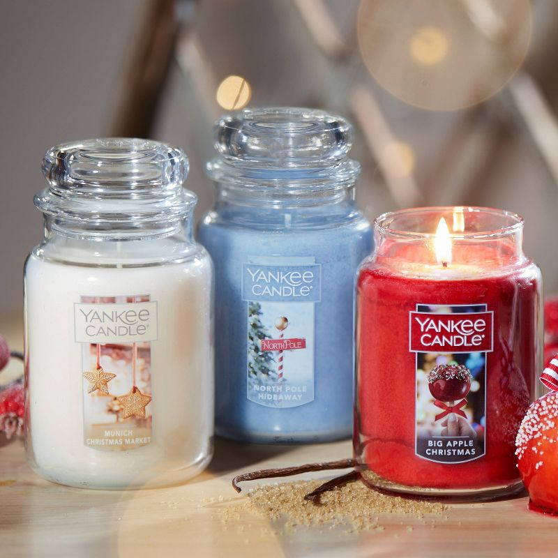 Yankee Candle Glass North Pole Hideaway Original Jar Candle 22oz