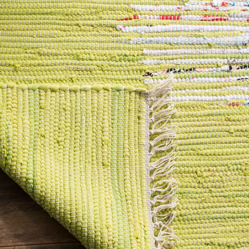 Montauk MTK711 Hand Woven Area Rug - Ivory/Citron - 6'x6' - Safavieh.