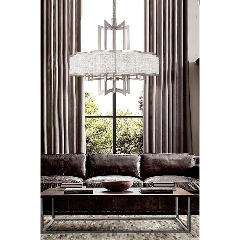 Livex Lighting Grammercy 8 - Light Chandelier in  Brushed Nickel