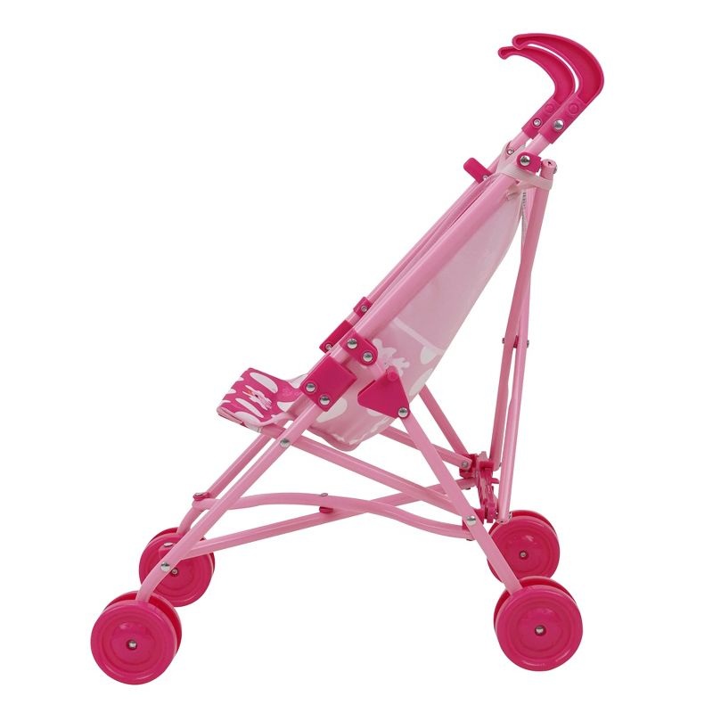 Peppa Pig: Doll Umbrella Stroller in Pink & White Dots