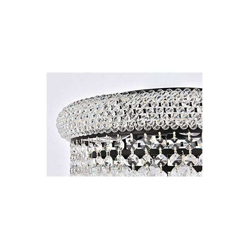 Elegant Lighting Primo 6 light Chrome Flush Mount Clear Royal Cut Crystal