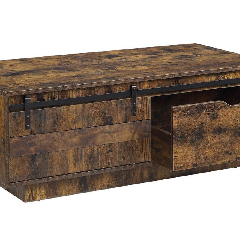 Acme Furniture Bellarosa Coffee Table Rustic Oak Finish