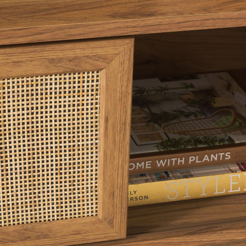 Aino 2 Door Media Stand - MED9619 - Oak/Natural - Safavieh