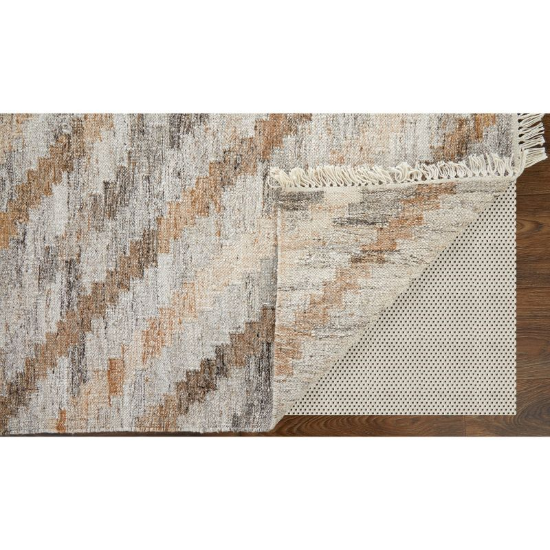 Beckett Transitional Geometric Ivory/Gray/Tan Area Rug