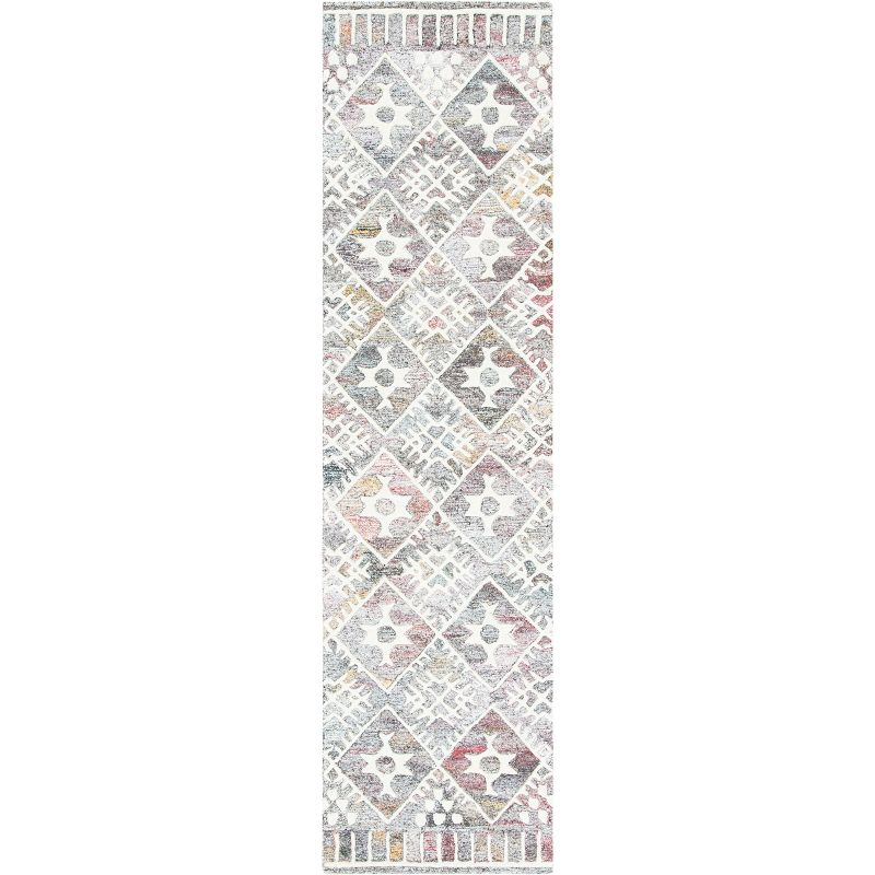 Roslyn ROS803 Hand Tufted Runner Rug - Red/Ivory - 2'3"x9' - Safavieh.