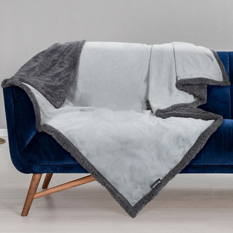 Kritter Planet Waterproof Dog Blanket, Reversible Water Proof Pet Blanket for Couch, Bed & Sofa, Washable Couch Covers for Dogs - Protects Furniture