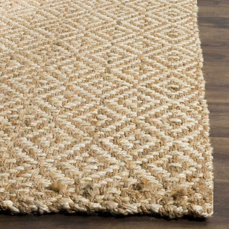 Natural Fiber NF261 Hand Woven Indoor Area Rug - Ivory/Natural - 6'x9' - Safavieh