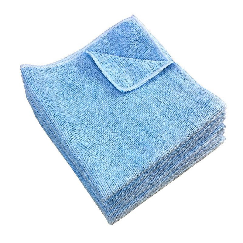 Smart Choice Microfiber Cleaning Cloths 12x12 30gm Blue (12/Pack)