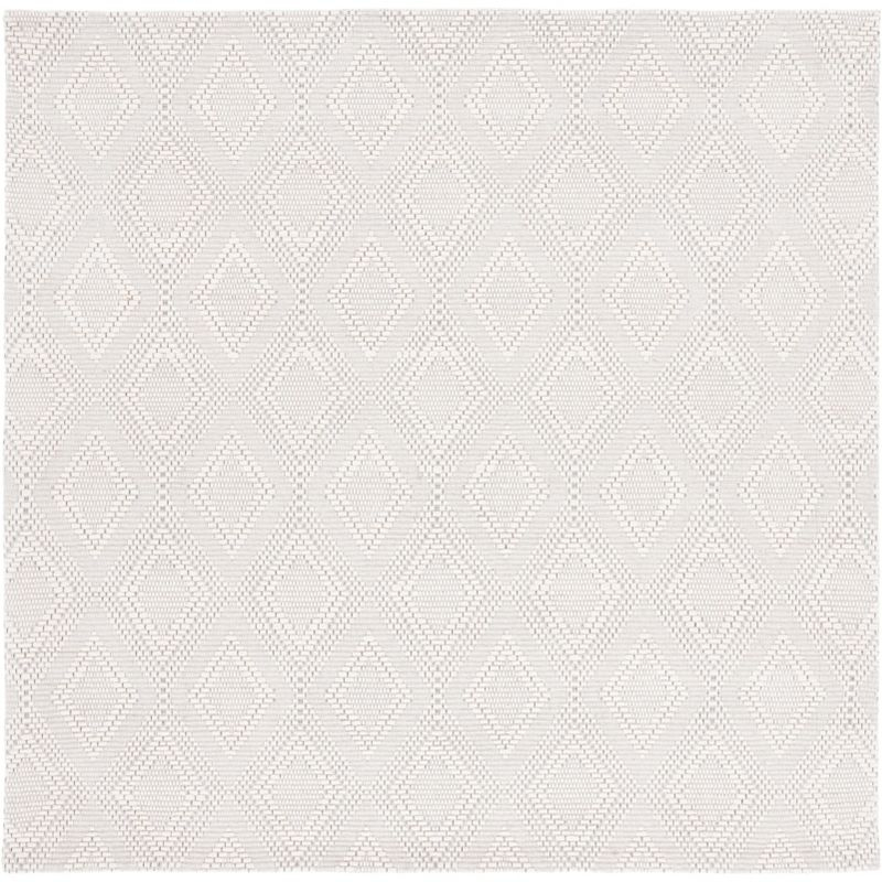 Marbella MRB306 Hand Woven Area Rug - Ivory - 6'x6' - Safavieh.