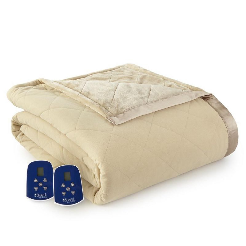Micro Flannel® Micro Flannel® Reverse to Ultra Velvet® Electric Blanket