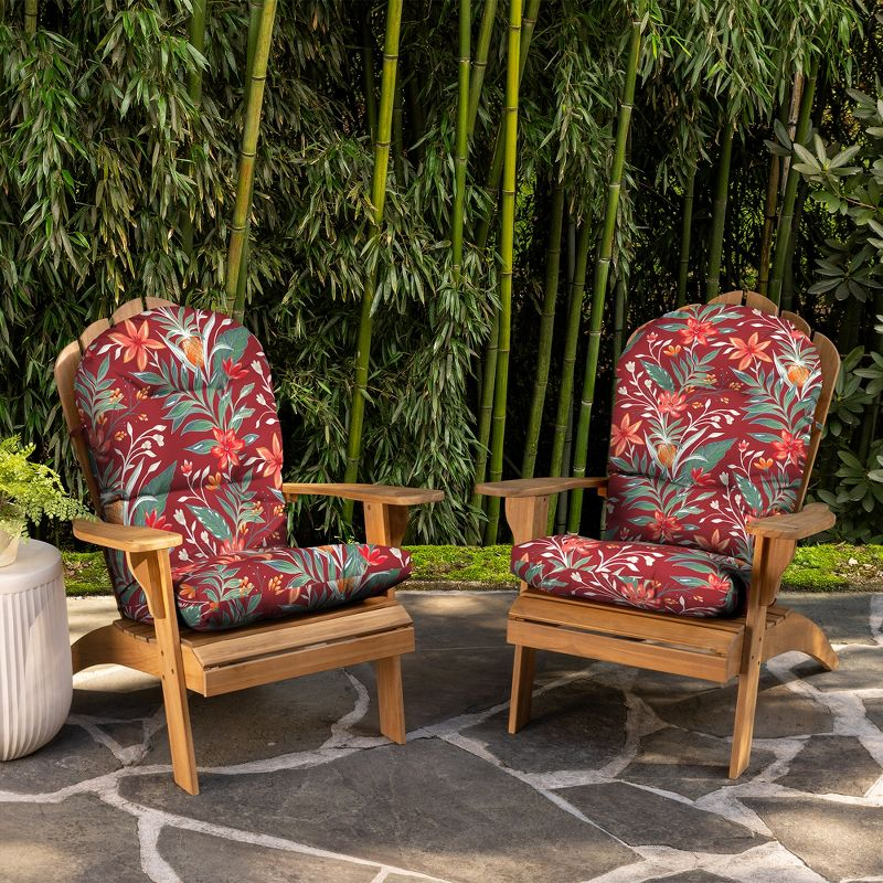 ARDEN earthFIBER Rocking Chair Cushion, Set of 2, 21.5 x 48, Rain-Proof, Fade Resistant, Cushions for Rocking and Adirondack Chairs 21.5 x 48