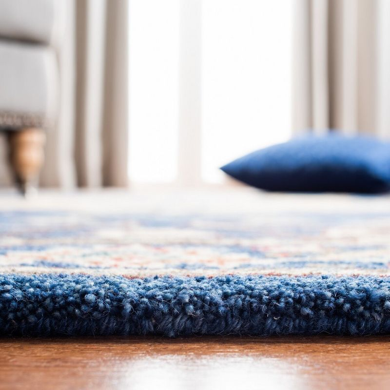 Antiquity AT520 Hand Tufted Area Rug - Blue/Ivory - 3'x5' - Safavieh.