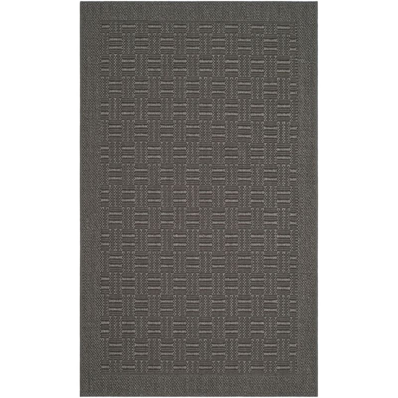 Palm Beach PAB359 Power Loomed Area Rug - Ash - 3'x5' - Safavieh.