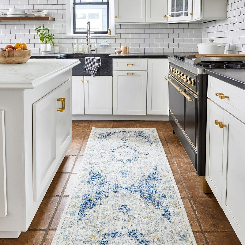 Nuloom Verona Vintage Persian Indoor Area Rug, Runner 2' 6" x 14', Blue