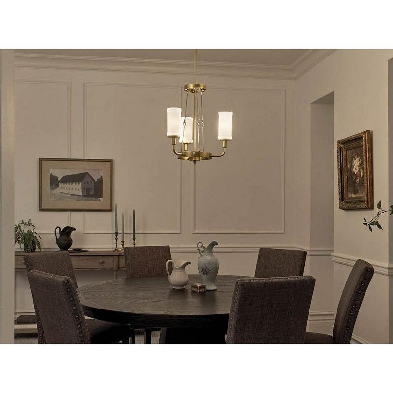 Kichler Lighting Vetivene 3 - Light Chandelier in  Natural Brass