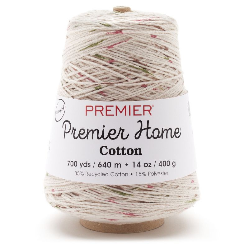 Premier Home Cotton Multi Yarn Cone-Vineyard Dots