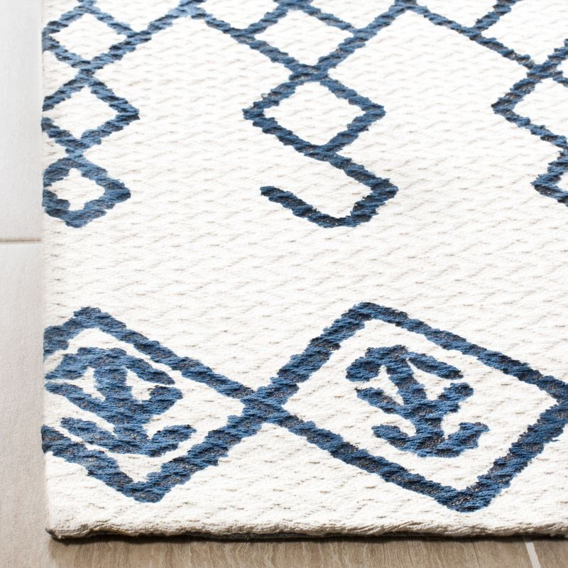 Cedar Brook CDR501 Loomed Indoor Area Rug - Ivory/Navy - 6'x6' - Safavieh