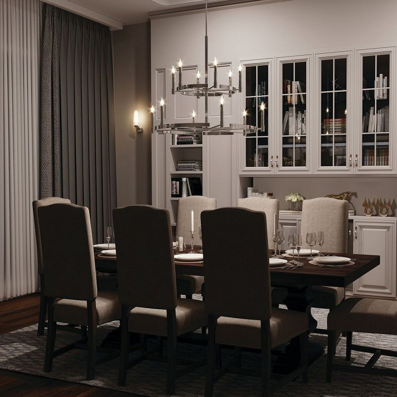Kichler Lighting Tolani 12 - Light Chandelier in  Polished Nickel