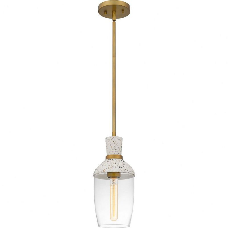 Quoizel Lighting 1 - Light Pendant in  Aged Brass
