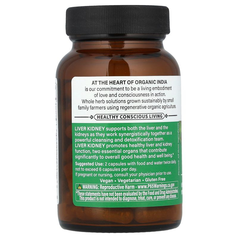 Organic India Liver Kidney, 90 Veg Caps