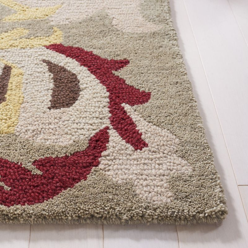 Jardin JAR459 Hand Tufted Area Rug - Sage/Multi - 4'x6' - Safavieh.