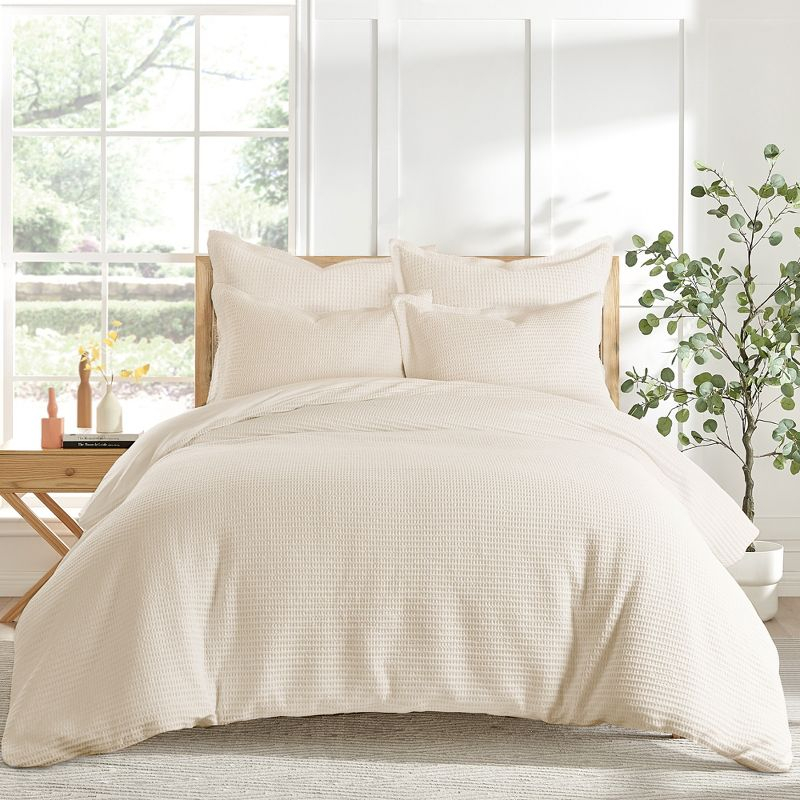 Cloud Waffle Cream Twin Comforter Set - Levtex Home