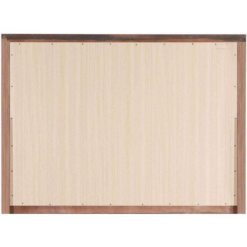 Passion Furniture LaVita 45 in. x 33 in. Modern Rectangle Framed Cappuccino Dresser Mirror