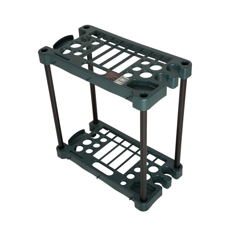 Fleming Supply Compact Utility Garden Tool Storage Rack – 23" x 12.5" x 24"
