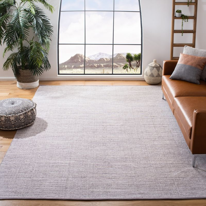 Montauk MTK250 Hand Woven, Flat Weave Indoor Area Rug - Silver - 6'x9' - Safavieh