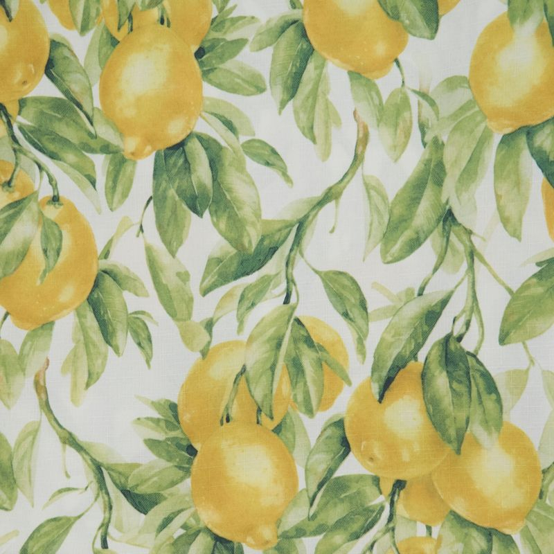 Saro Lifestyle Casual Tablecloth With Printed Lemon Design, Multi, 65" x 90"