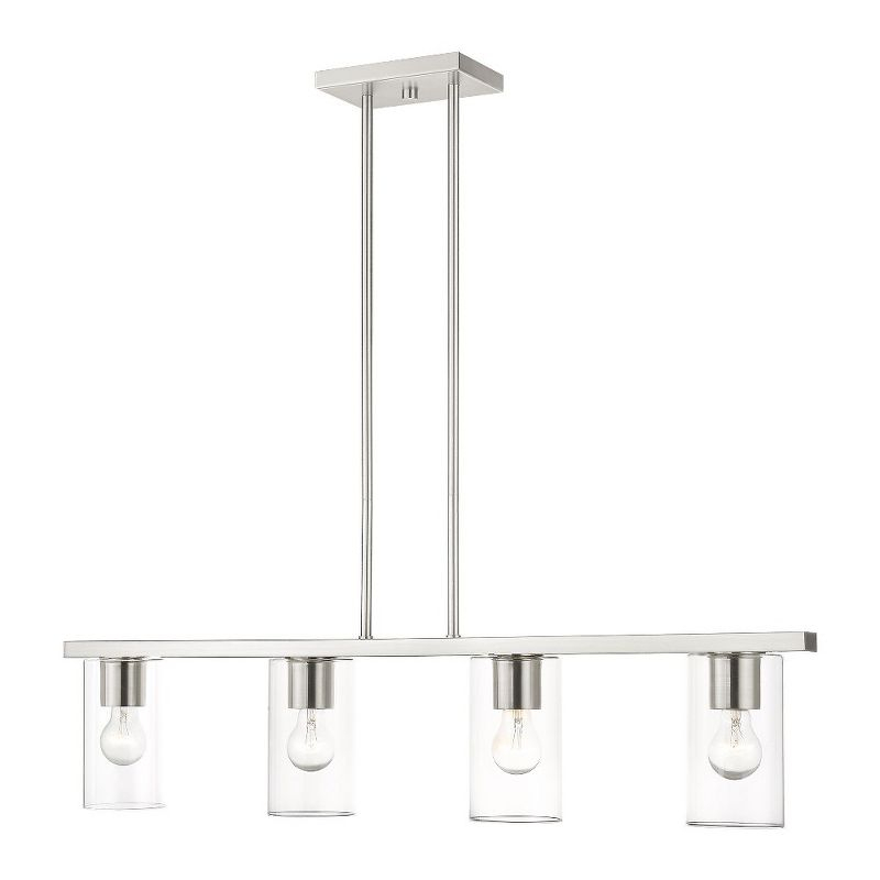 Livex Lighting Zurich 4 - Light Chandelier in  Brushed Nickel
