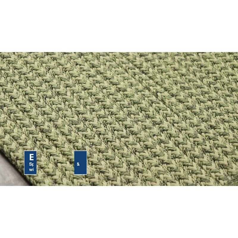 Liora Manne Calais Solid Indoor/Outdoor Rug Green 3'6" x 5'6"