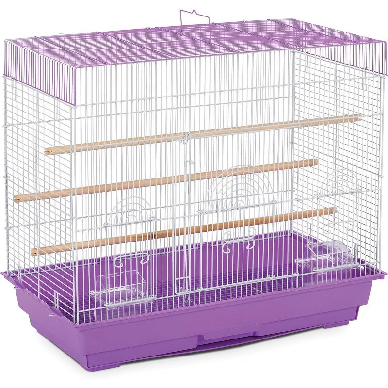 Prevue Pet Products SP1804-3 Flight Cage, Lilac/White,26" L x 14" W x 22 1/4" H