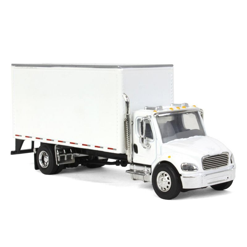Spec Cast 1/64 Freightliner M2 Van Box Truck, Plain White 35501