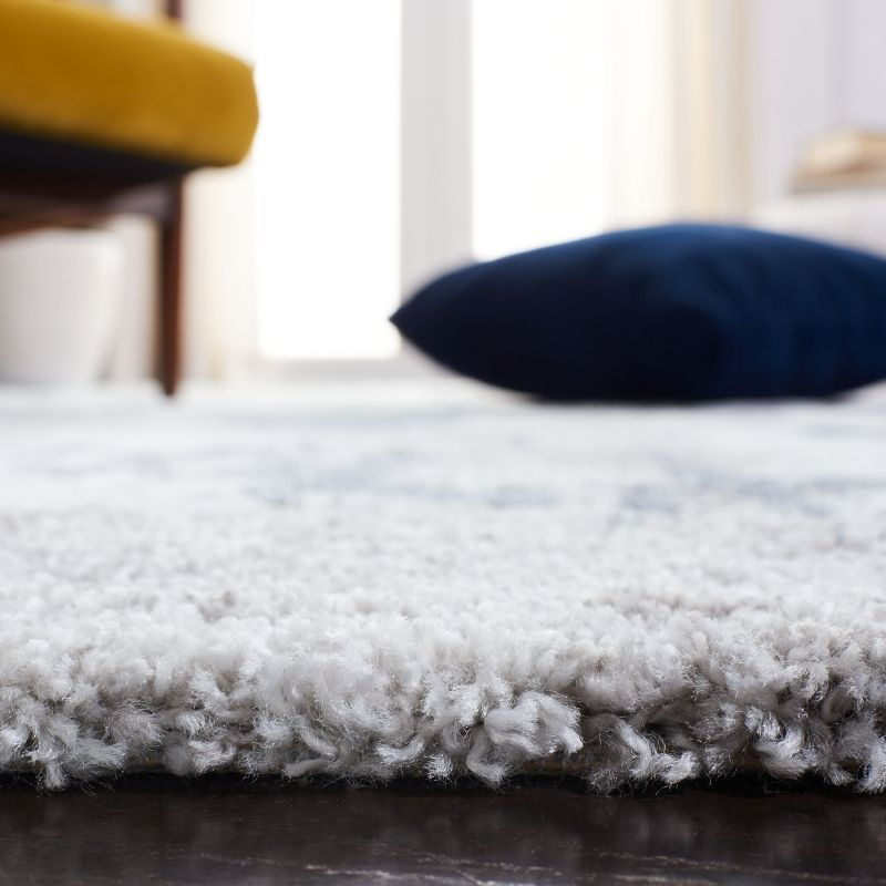 Century 300 CTY339 Power Loomed Indoor Accent Rug - Grey/Blue - 2'7"x5' - Safavieh